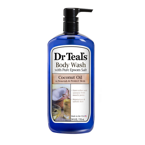 Dr Teal's Body Wash Nourish & Protect with Coconut Oil www.drteals