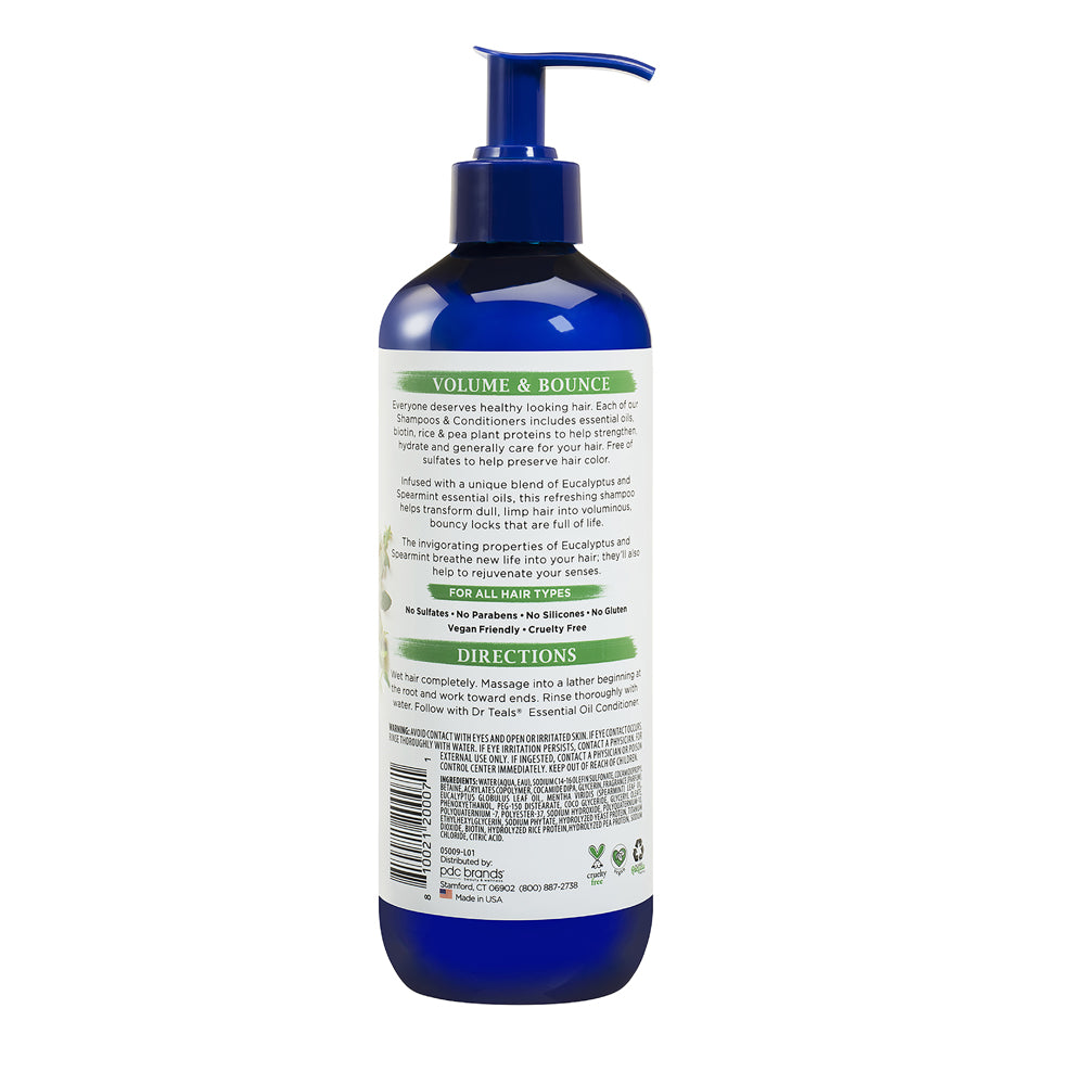 Dr Teal's Eucalyptus & Spearmint Shampoo 473ML