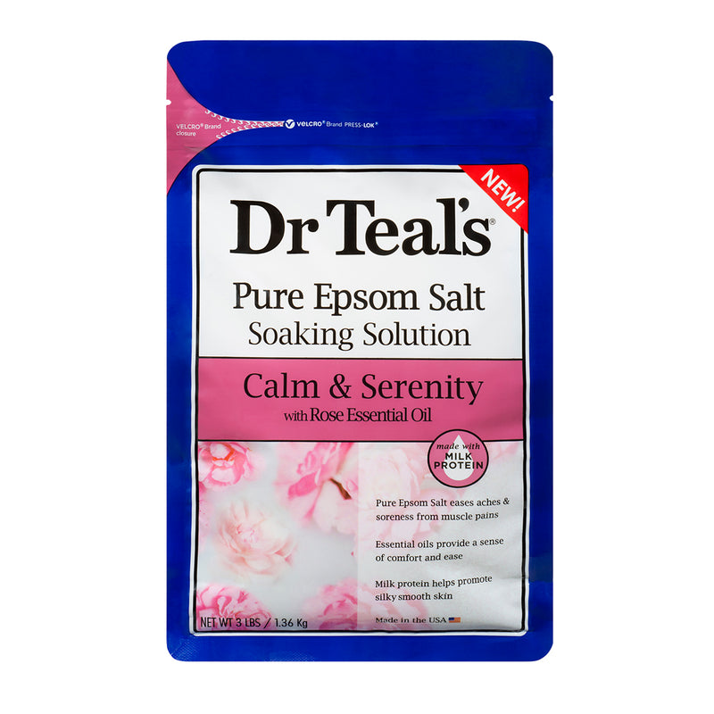 Dr Teal's Epsom Salt Rose Oil 1.36kg