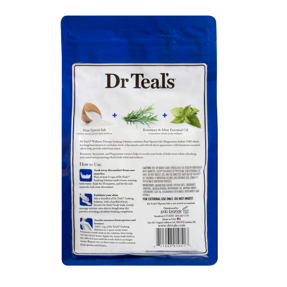 Dr Teal's Epsom Salt Rosemary & Mint 1.36kg
