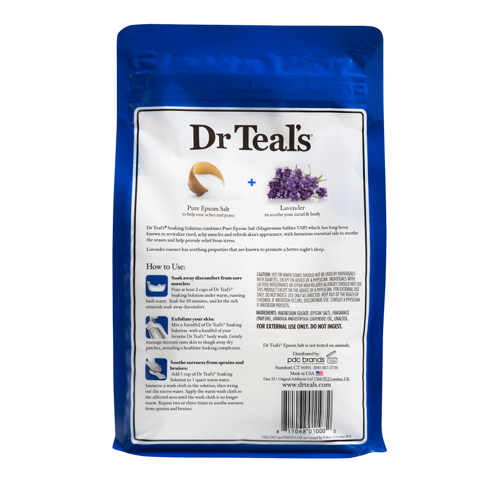 Dr Teals Epsom Salt Lavender Soaking Solution