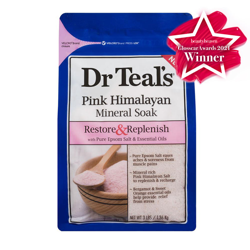 Dr Teal's Epsom Salt Pink Himalayan 1.36kg