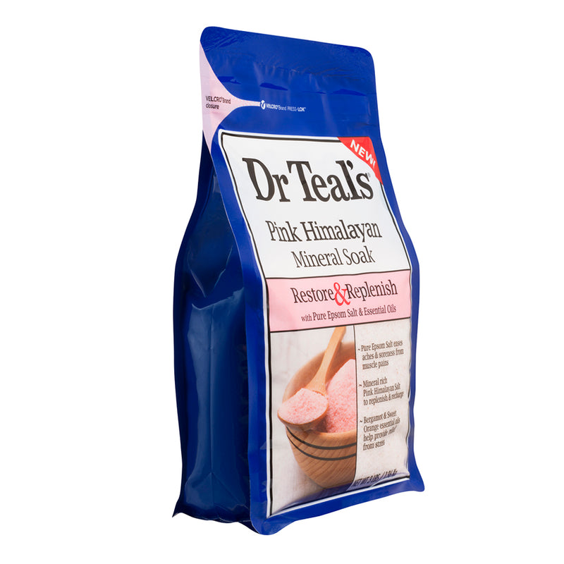 Dr Teals Epsom Salt Pink Himalayan Soaking Solution 