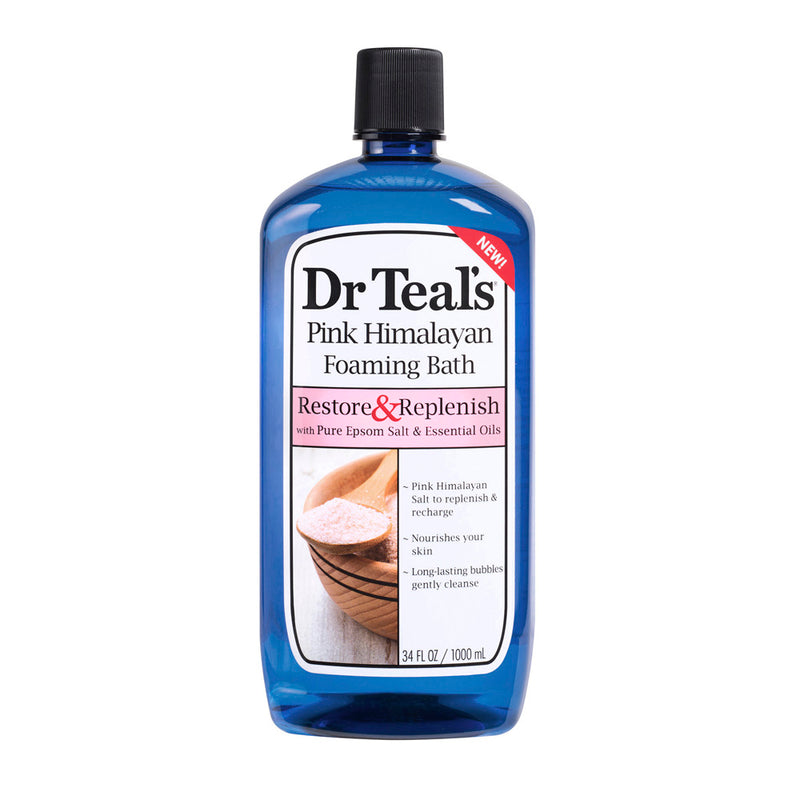 Dr Teal's Foaming Bath - Restore & Replenish with Pink Himalayan